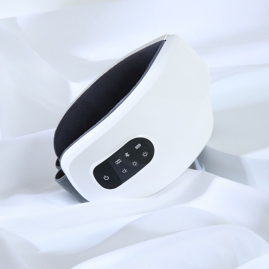 Masque oculaire massant et chauffant